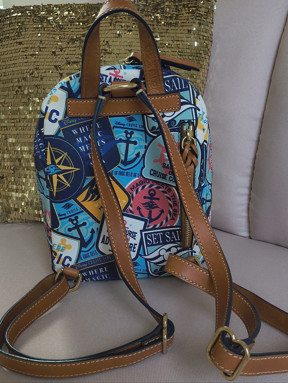 Disney Cruise Line Dooney & Bourke | Sticker Backpack Design - Picture 3 of 9